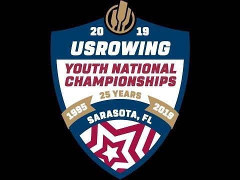Video of USRowing Youth Nationals 4+ Repachage: 2 seat/Light Blue: 1st Place @ 2:56:09