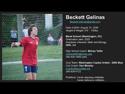 Video of Beckett Gelinas Soccer Highlights - Spring 2022