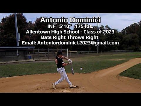 Video of Antonio Dominici Baseball Skills Video