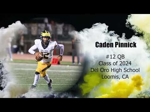 Video of Caden Pinnick: QB Highlights Junior (2024) Yr. Football Highlights