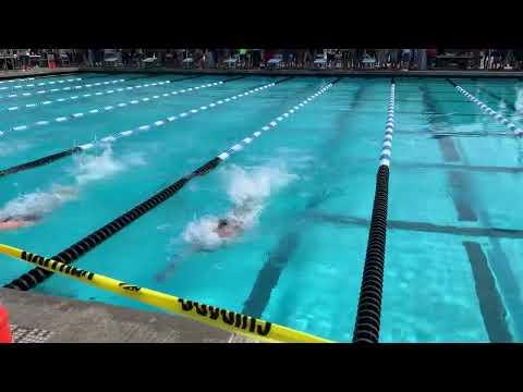 Video of 2022 SWAGR Grey 50 Free poolside - lane 7