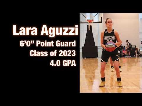 Video of Lara Aguzzi 6’0” Point Guard (Junior Summer 2022)