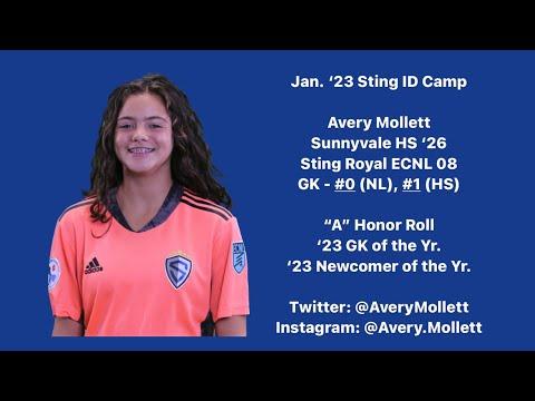 Video of Jan. ‘23 • Sting ID Camp Highlights • Avery Mollett