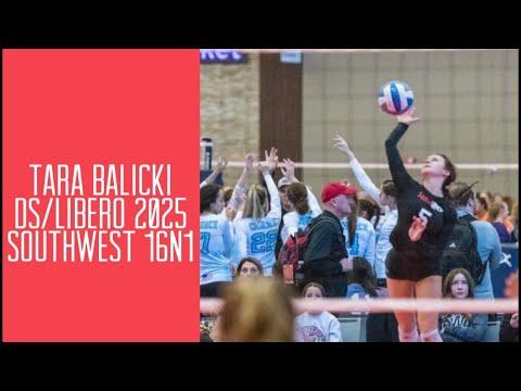 Video of Tara Balicki Southwest 16N1 Highlights
