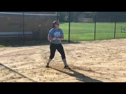 Video of Softball skills (1st and 3rd) 