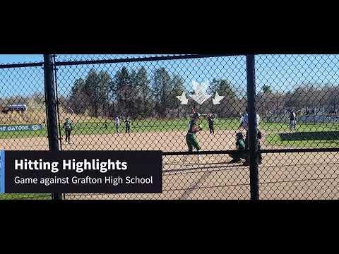 Video of Madison Luce, Tantasqua Highschool Game Hitting Highlights against Grafton Highschool