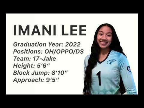 Video of Imani Lee C/O 2022 PVL Highlights (#1, black sleeves) 04/11/21