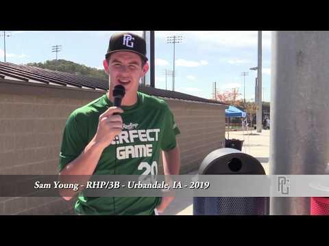 Video of Sam Young 2019 RHP/3B