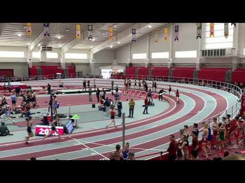 Video of Ali Nachtigal (Inside Lane 1) for the 1600m win at the 2020 Arkansas Indoor 6A HS Championships!