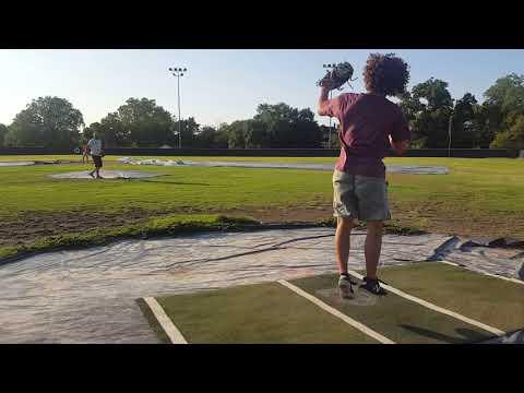 Video of Catching practice