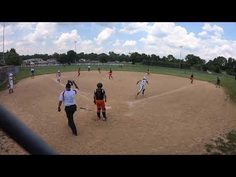 Video of #7 Gracey McCullough beats out throw for a hit and rbi