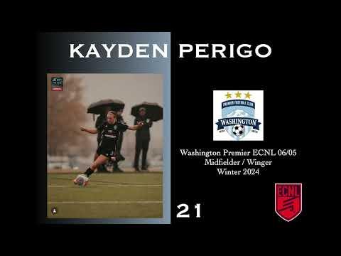 Video of Kayden Perigo - ECNL Winter 2024