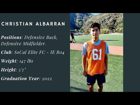 Video of Christian Albarran Soccer video 