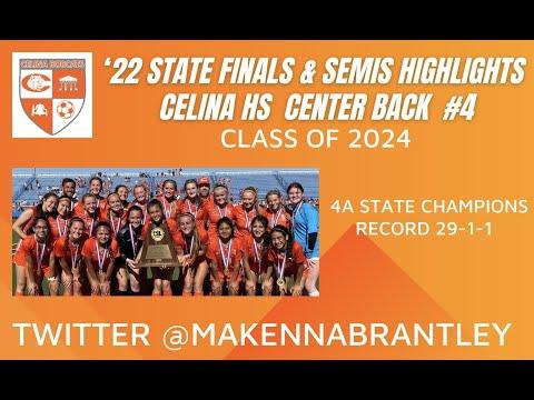 Video of State Finals & Semifinals 2022 Highlights, M Brantley 