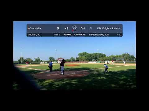 Video of Deep double to left, tripped up around 2nd, overall great solid contact!
