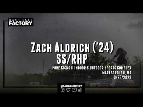 Video of Zach Aldrich Baseball Factory Video