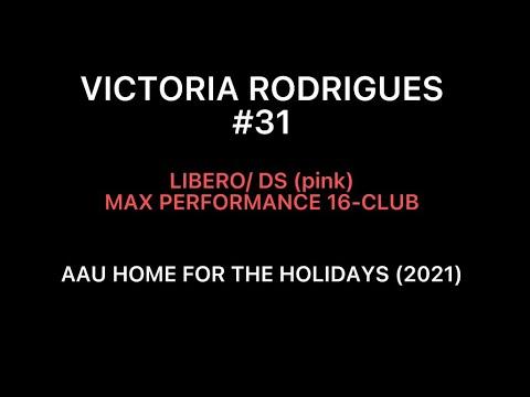 Video of AAU HOME FOR THE HOLIDAYS- Victoria Rodrigues Highlights