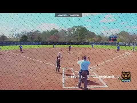 Video of Bevill vs. Georgia Highlands