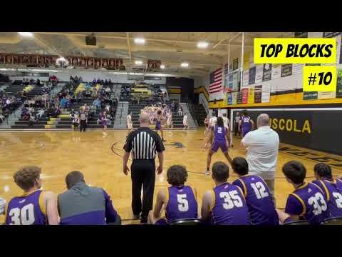 Video of Horton- #1 Blocker in Conference (Highlights and Top 10)