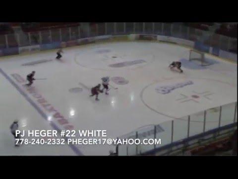 Video of PJ Heger PK with break away vs. Cornwall Colts of the CCHL