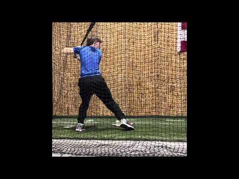 Video of soft toss and left handed breaking balls 