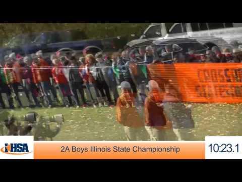 Video of 2A Boys - 2015 IHSA Cross-Country Championships