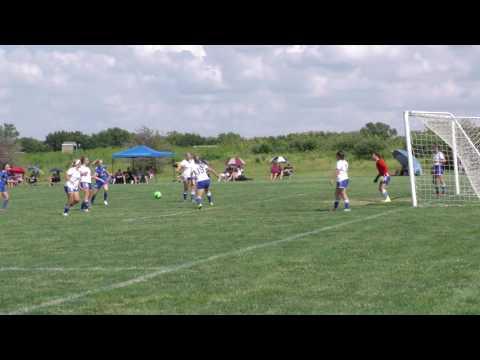 Video of Pyper Ott goal off corner kick