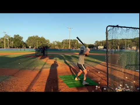 Video of Batting practice 