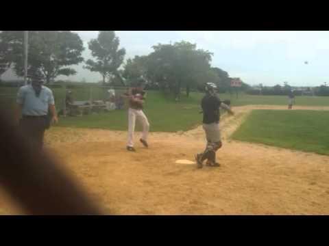 Video of 7 pitch AB, single up the middle vs. Jersey City RBI