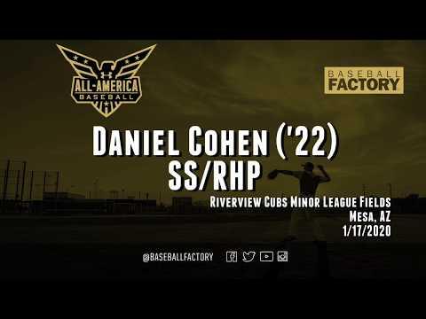Video of Daniel Cohen 2022 (SS/RHP) - Baseball Factory All American