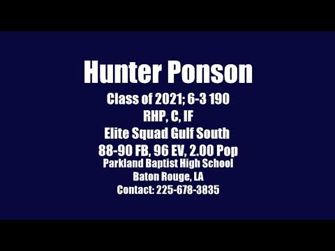 Video of Hunter Ponson - Pitching - Summer 2020