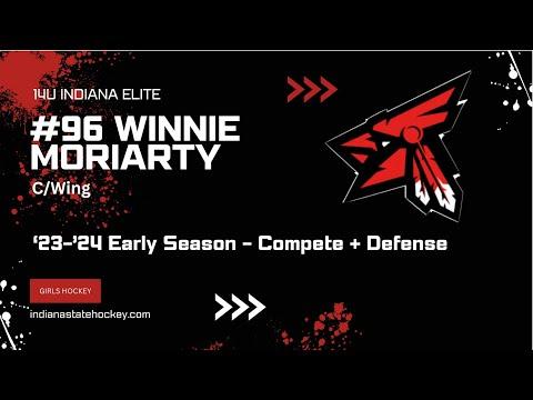 Video of #96 Winnie Moriarty - 14U Indiana Elite (Compete + Defensive highlights early '23-'24 season)