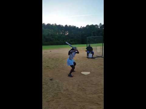 Video of Briana Person Hitting 6/13/2016