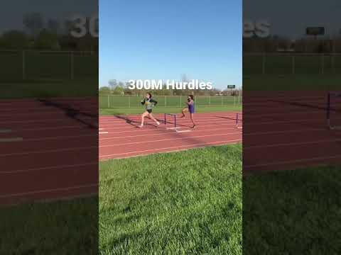 Video of 300M hurdles
