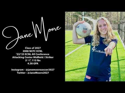 Video of Jane Moore - Fall 2023 ECNL Club Highlights