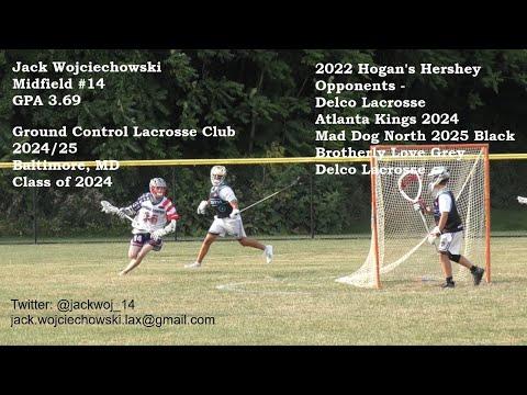 Video of Jack Wojciechowski (Class of 2024) Summer Lacrosse 2022 - Hogan's Hershey