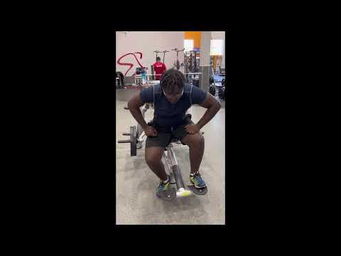 Video of A few videos and clips of me working out