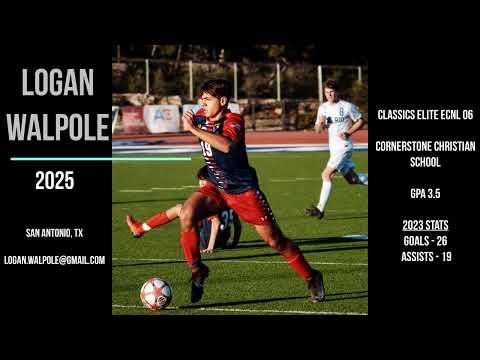 Video of Logan Walpole 2023 Highlights