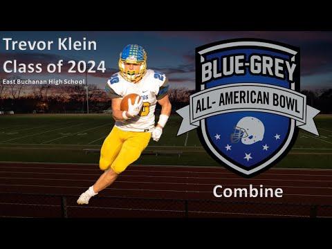 Video of Trevor Klein BlueGrey All American Bowl Regionals Combine