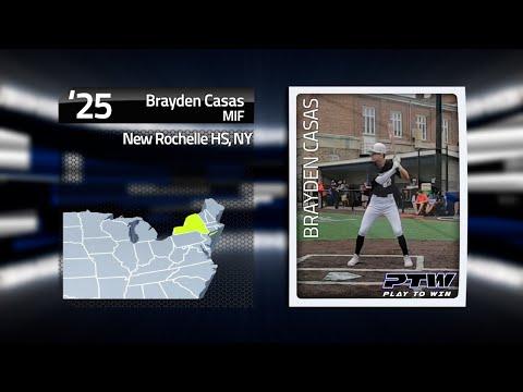 Video of Brayden Casas (Class of 2025) - PTW Showcase 06/2023