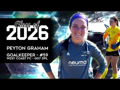 Video of Peyton Graham Goalkeeper High Light Reel 