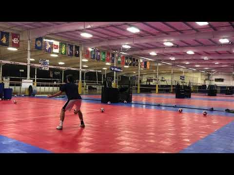 Video of Serve Receive From Left Back