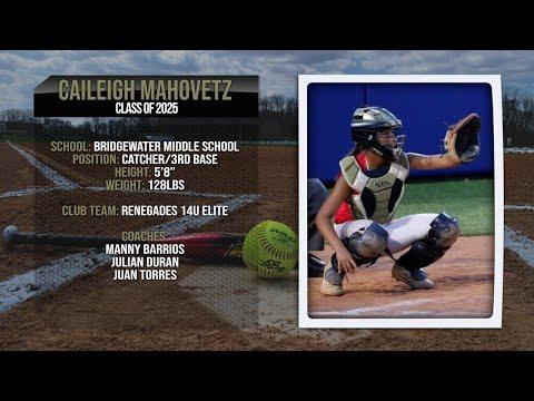 Video of Caileigh Mahovetz 2020 Softball Skills