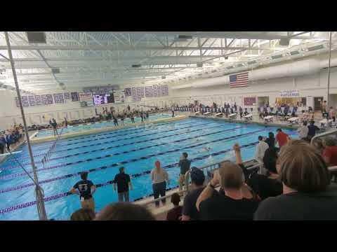 Video of 2023 Southern Michigan Athletic Conference Championship Meet 100 Backstroke