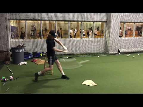 Video of Aidan Griggsby (2021), C/RHP - Hitting