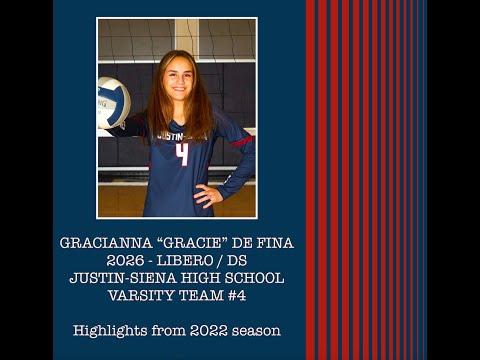 Video of Highlights from Justin-Siena Varsity 2022 season
