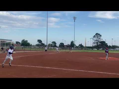 Video of 2 run homer to centerfield 