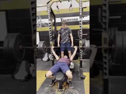 Video of Skapinski weightlifting