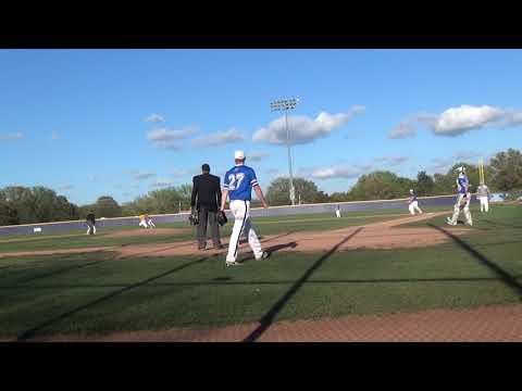 Video of OUTFIELD THROW to 2020 CATCHER HOSES BALL to 2nd for OUT, Chayton Beck #3, 2019 Liberty HS Varsity