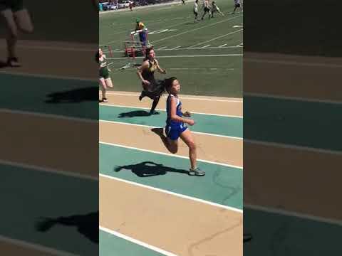 Video of Alyssa Cervantes running 100M dash